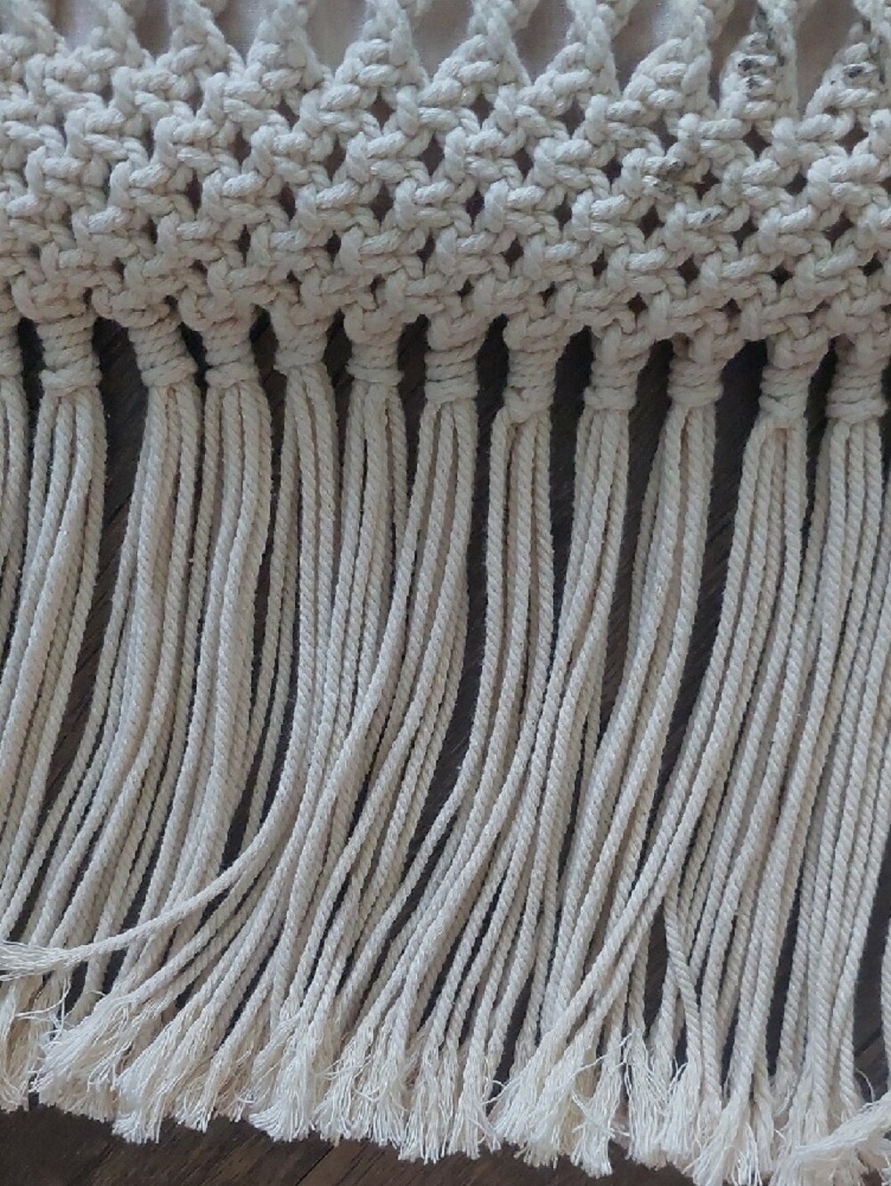 Isabel MARANT Boho Macramé Fringe Shoulder Bag in Cream and Brown - Picture 11 of 14